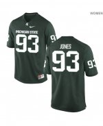 Women's Naquan Jones Michigan State Spartans #93 Nike NCAA Green Authentic College Stitched Football Jersey FU50Z83MQ